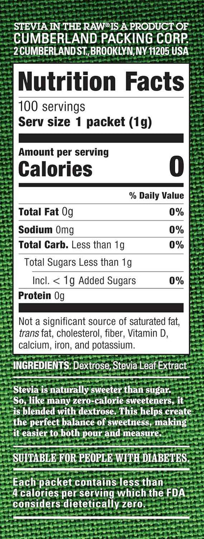 Stevia In The Raw Stevia Packets – Thoughtful Housewarming Gift for Health Conscious Hosts and Coffee Lovers