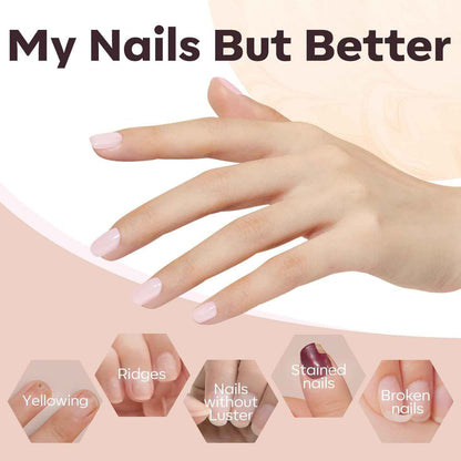 modelones Builder Gel Nail Polish Set – Thoughtful Birthday Gift for Her, All-in-One At-Home Gel Manicure Kit