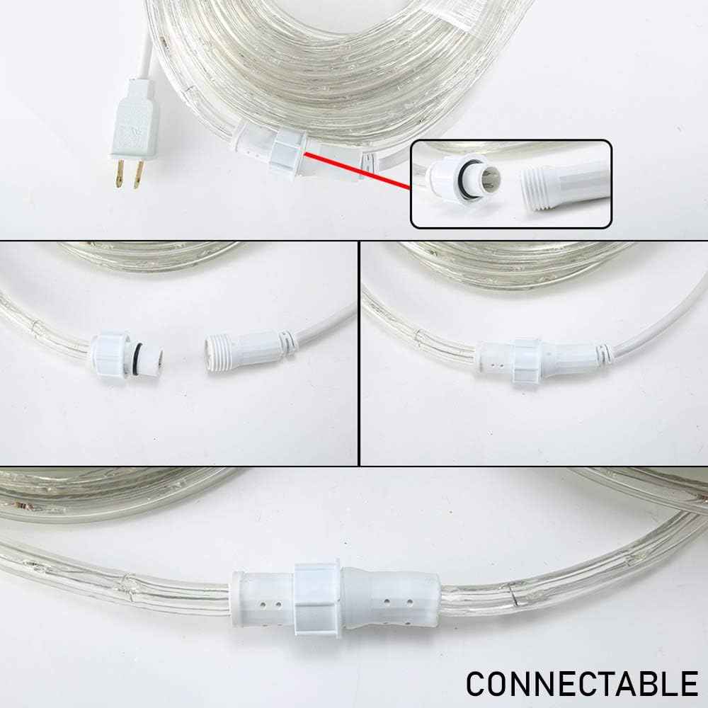 Lumiglow Rope Lights 50ft – Thoughtful Housewarming Gift for Her, Waterproof LED Decor for Any Room