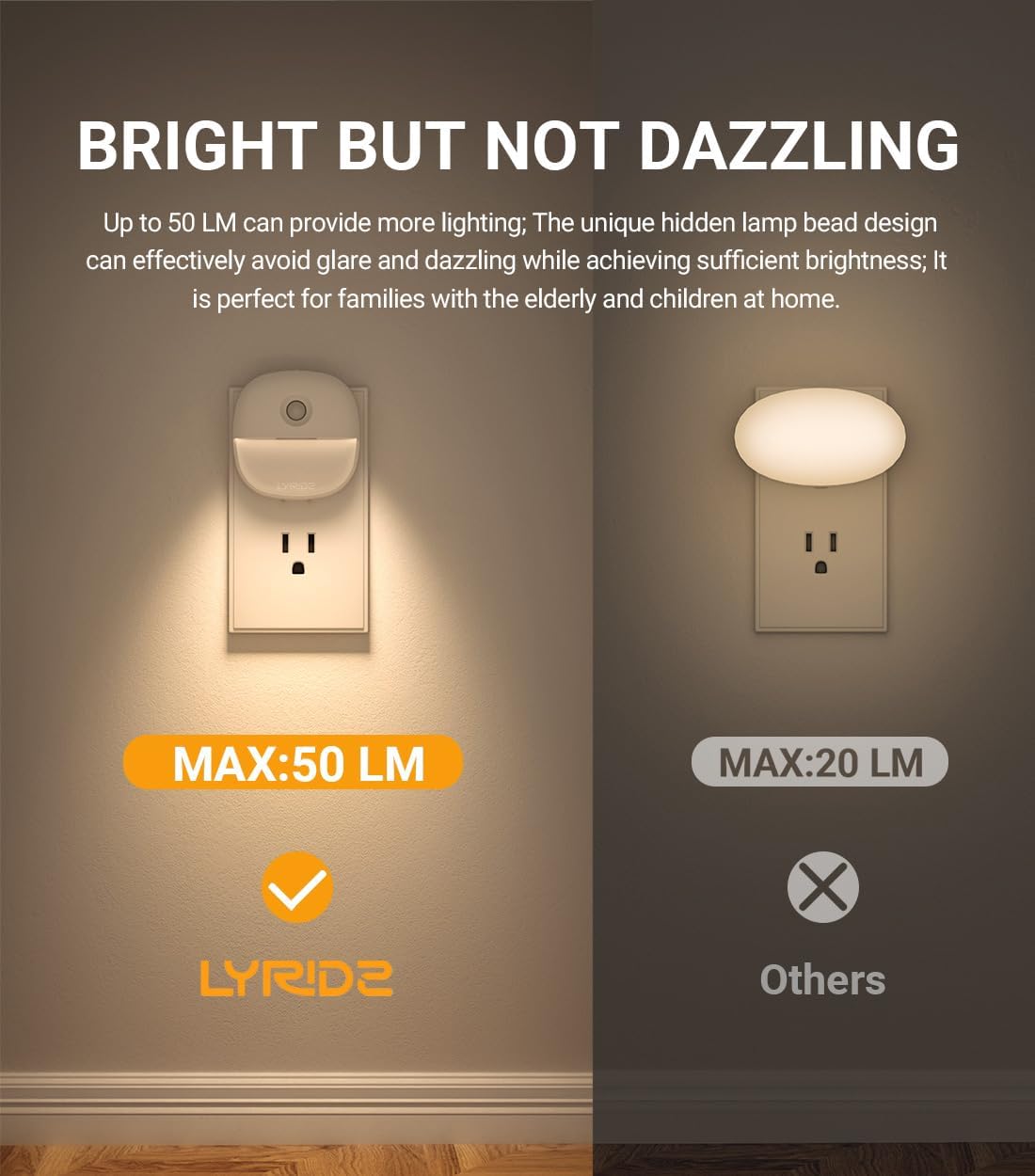 v-0 fire-resistant abs/polycarbonate housing with over-current protection and 20,000-hour led life