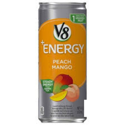 V8 +Energy Sparkling Strawberry Kiwi – Lightweight Pre-Workout Energy Drink for Gym and Trail