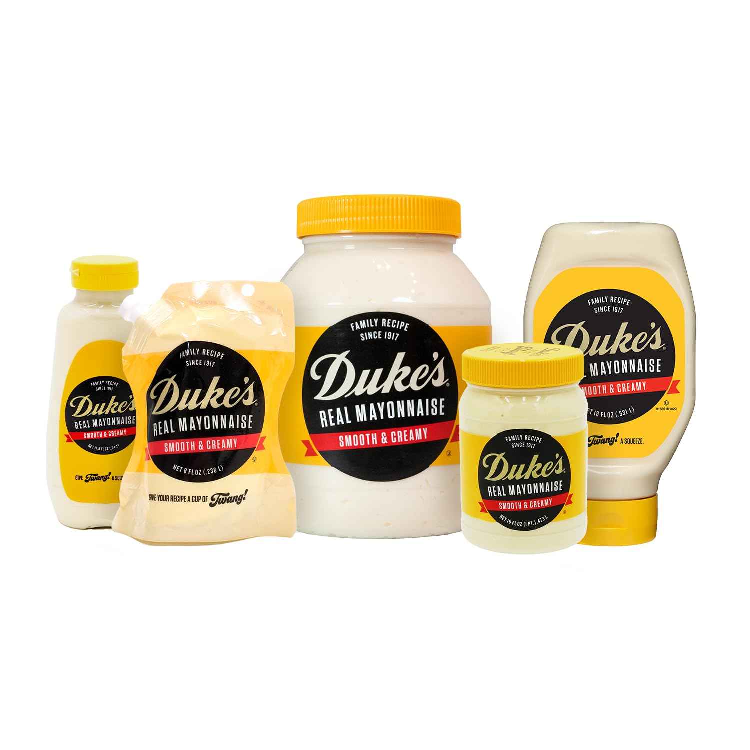 Duke's Real Mayonnaise Squeeze Bottle – Omega-3 ALA Source for Wellness-Focused Family Meals, 18 Ounce
