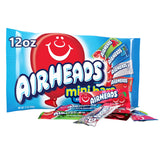 Airheads Candy Patriotic Red White and Blue Variety Bag, Heat-Resistant Individually Wrapped Mini Bars for Parade Routes, 12oz
