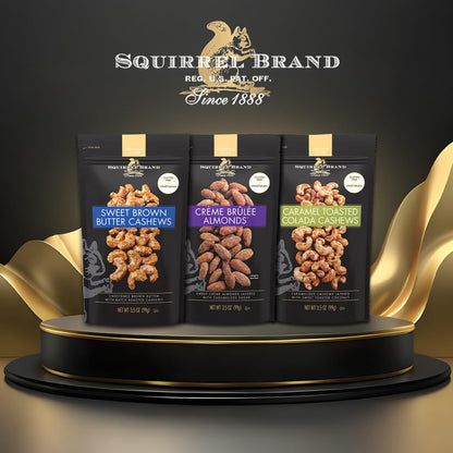 variety of flavor profiles across variants (coconut/caramel, custard-style almond, nutty brown butter) for gifting and entertaining