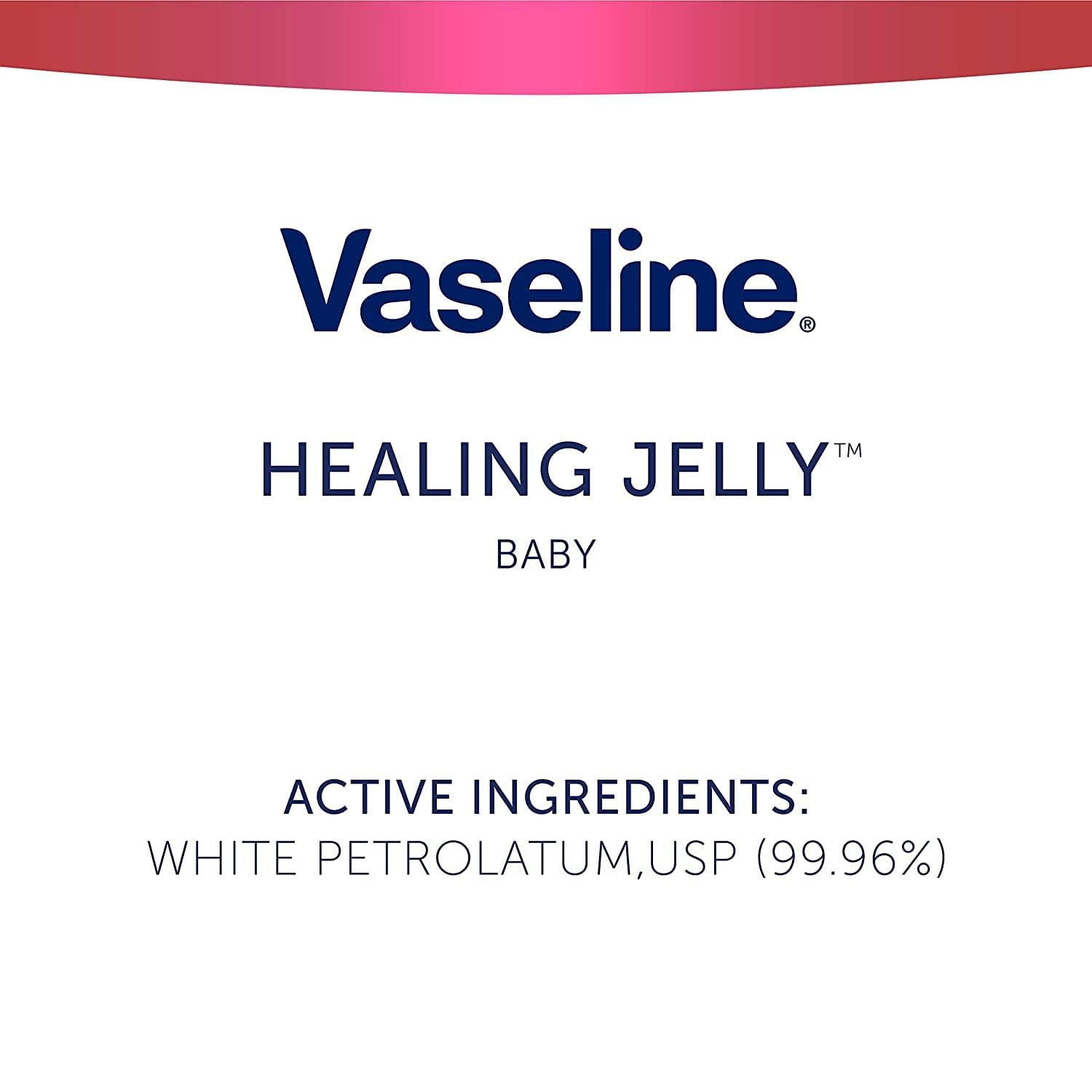 Vaseline Baby Petroleum Jelly 4-Pack – Simple One-Step Skin Protection for Streamlined Baby Care Routines