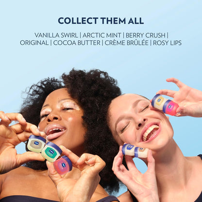 Vaseline Lip Therapy Original 2 Pack – Thoughtful Stocking Stuffer and Birthday Gift for Her, 0.5 oz Mini Tins