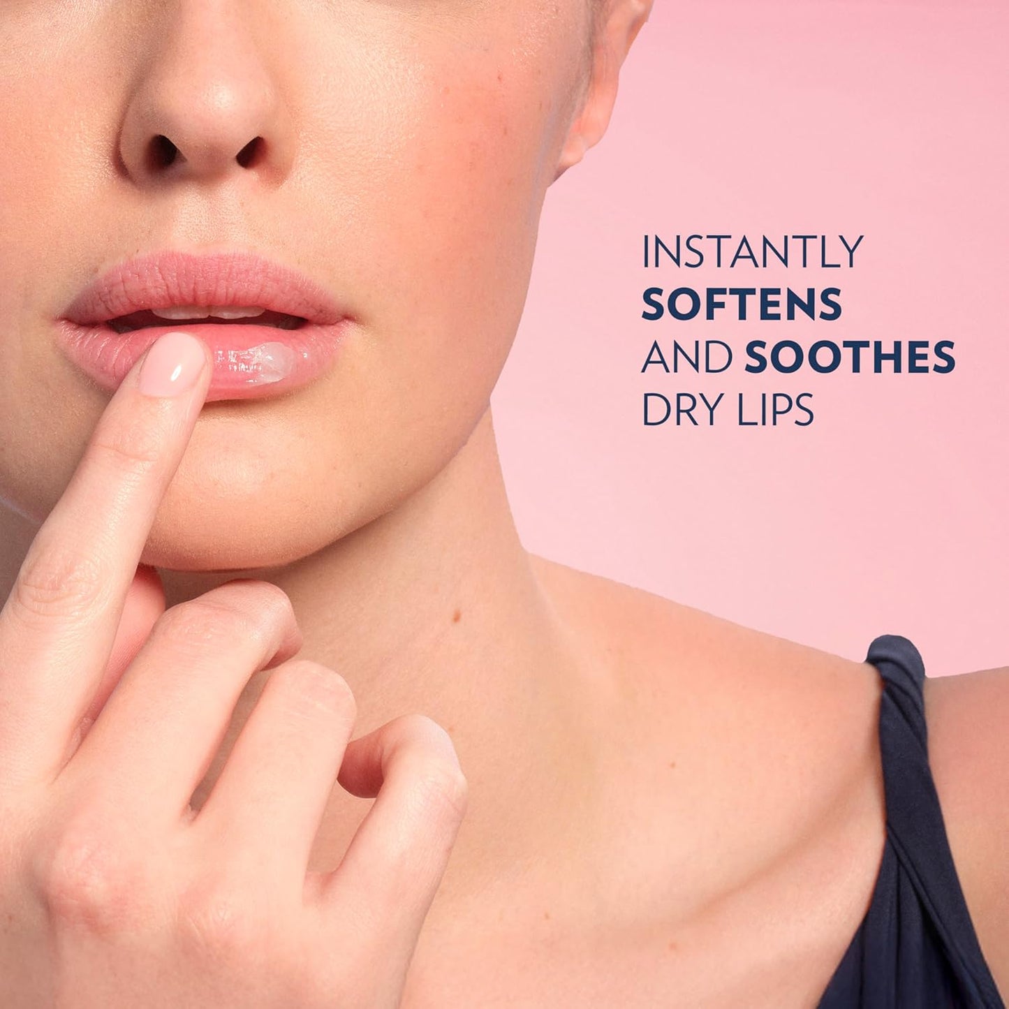 Vaseline Lip Therapy Rosy Lips Mini 2 Pack – Clean Vanity Staple for Less Is More Beauty Routines, Tinted Petroleum Jelly Lip Balm