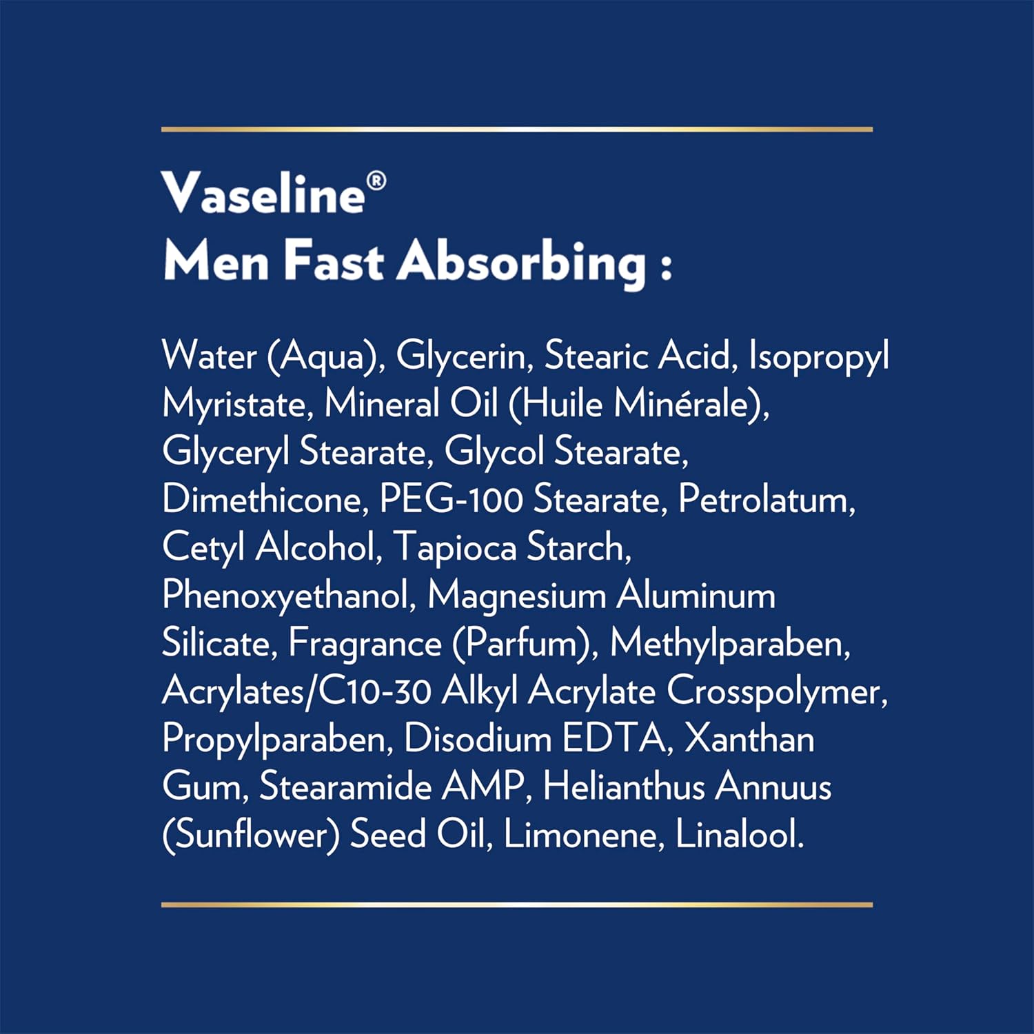 Vaseline Men's Body Lotion – Mindful Nightly Moisturizing Routine for Sensitive, Rough Skin, Cooling Menthol for a Calming Wind-Down
