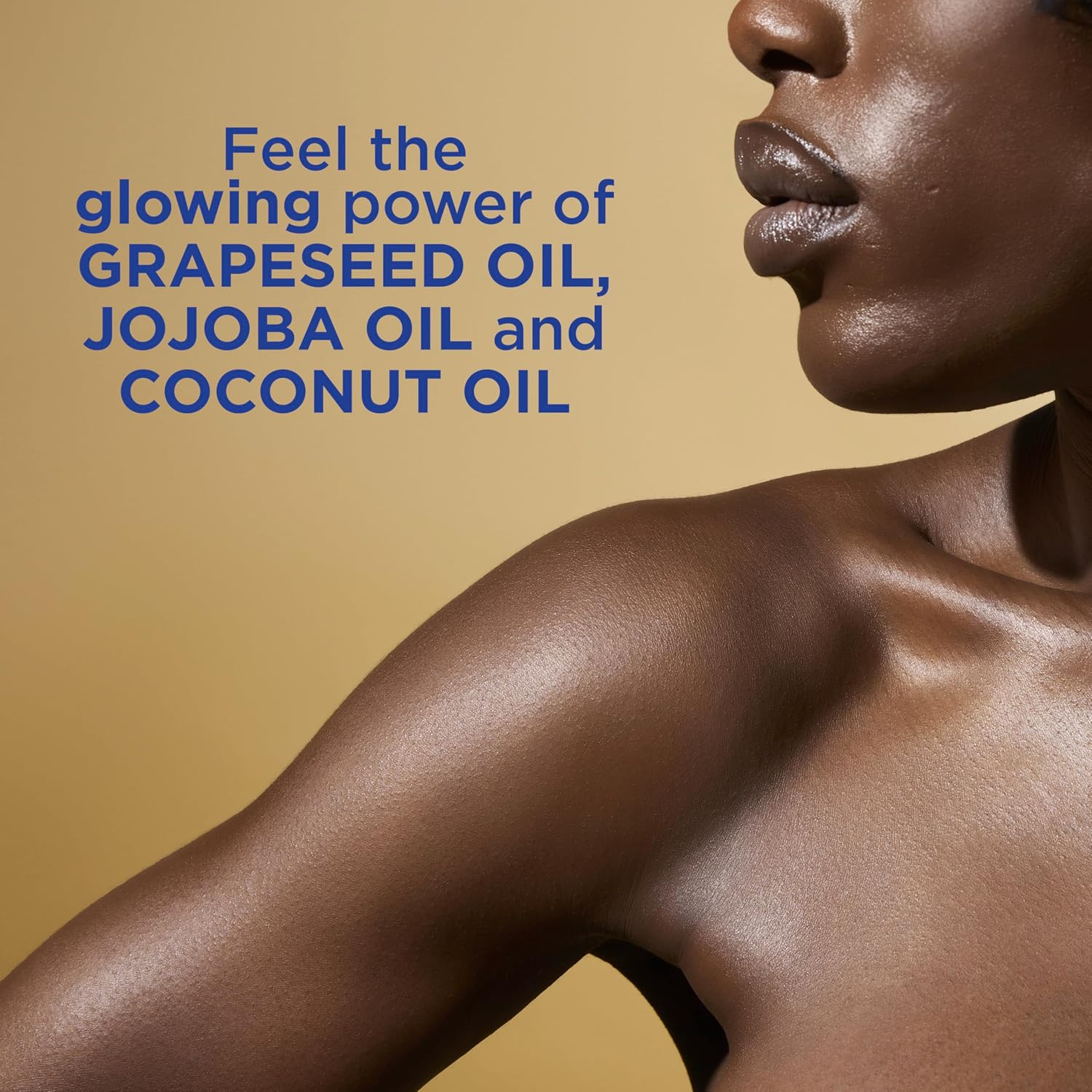 Vaseline Radiant X Hydrating Body Oil for Self-Care Nighttime Routine, Jojoba Coconut Vitamin E Spray