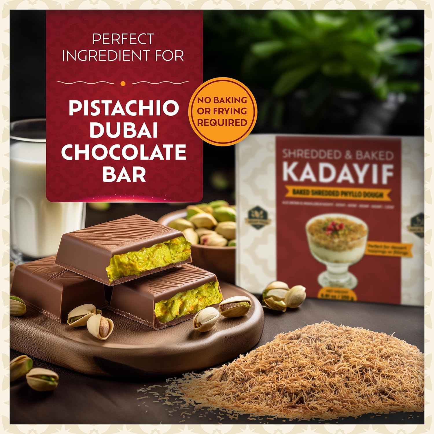 Eastanbul Baked Shredded Fillo – Plant-Based Pastry Threads for Mindful Baking and Dairy-Free Turkish Sweets