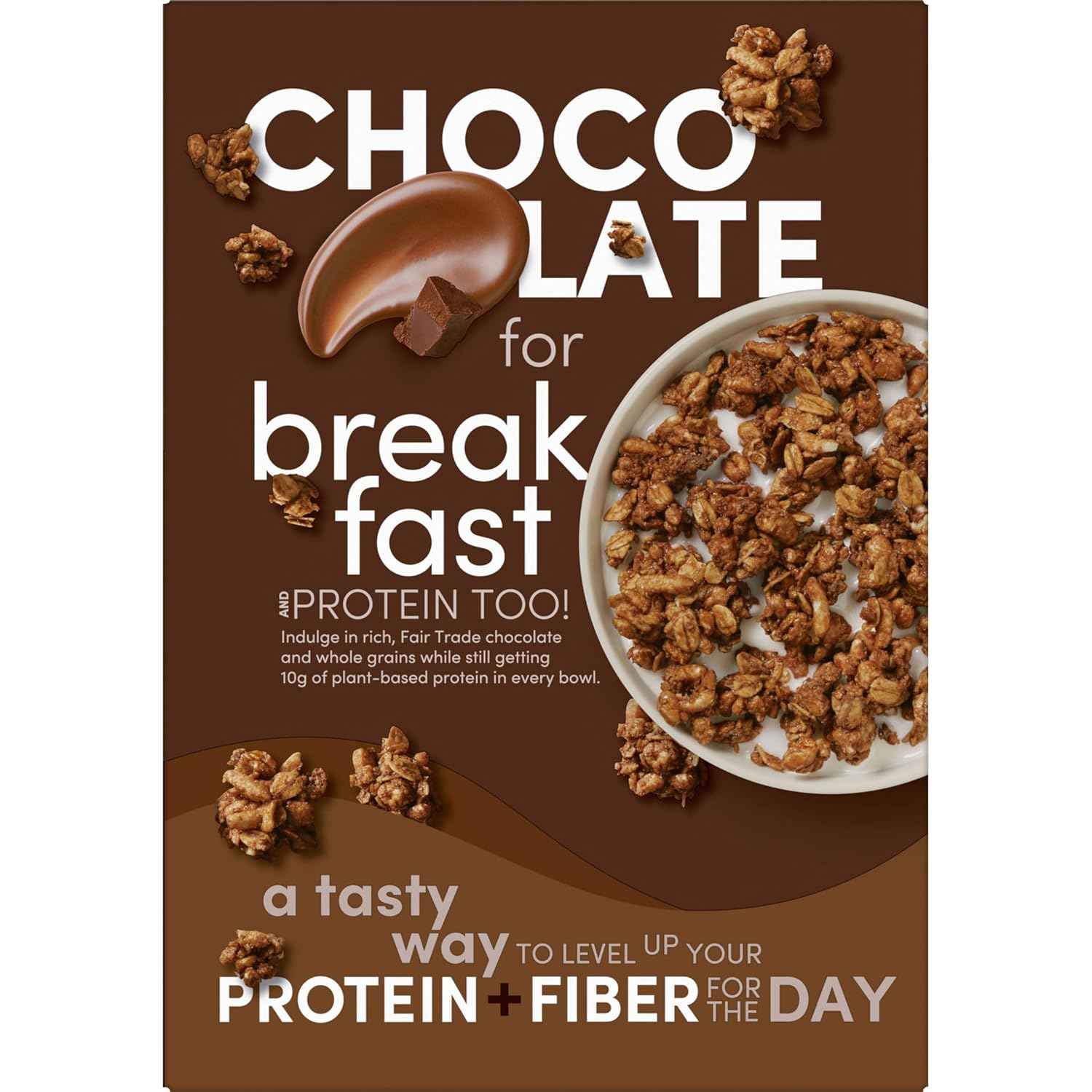 Kashi GO Chocolate Crunch – Self-Care Breakfast Cereal for Clean Eating, 10g Fiber Per Serving