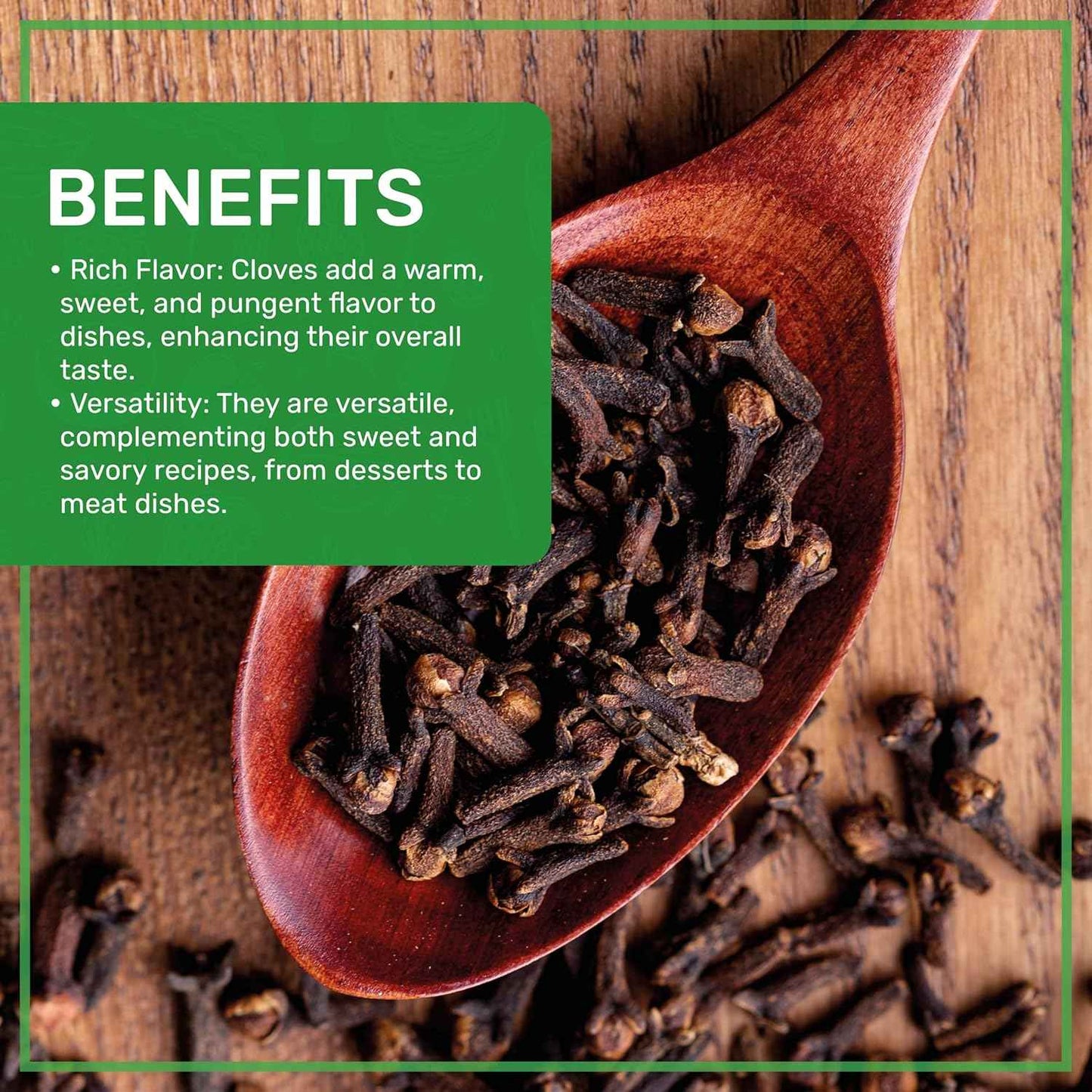Jiva Organic Whole Cloves – Warming Spice for Yoga Room Meditation Rituals, 3.5 oz Pouch