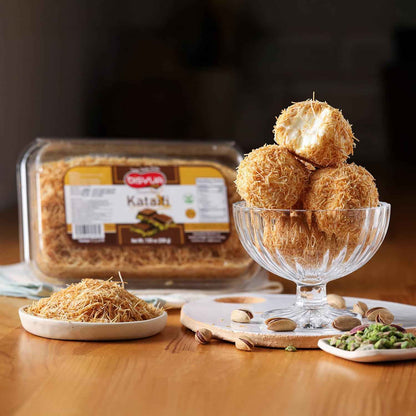 BISVUA Premium Roasted Kataifi 200g – Artisan Giftable Shredded Phyllo for Pastry Lovers & Home Dessert Makers