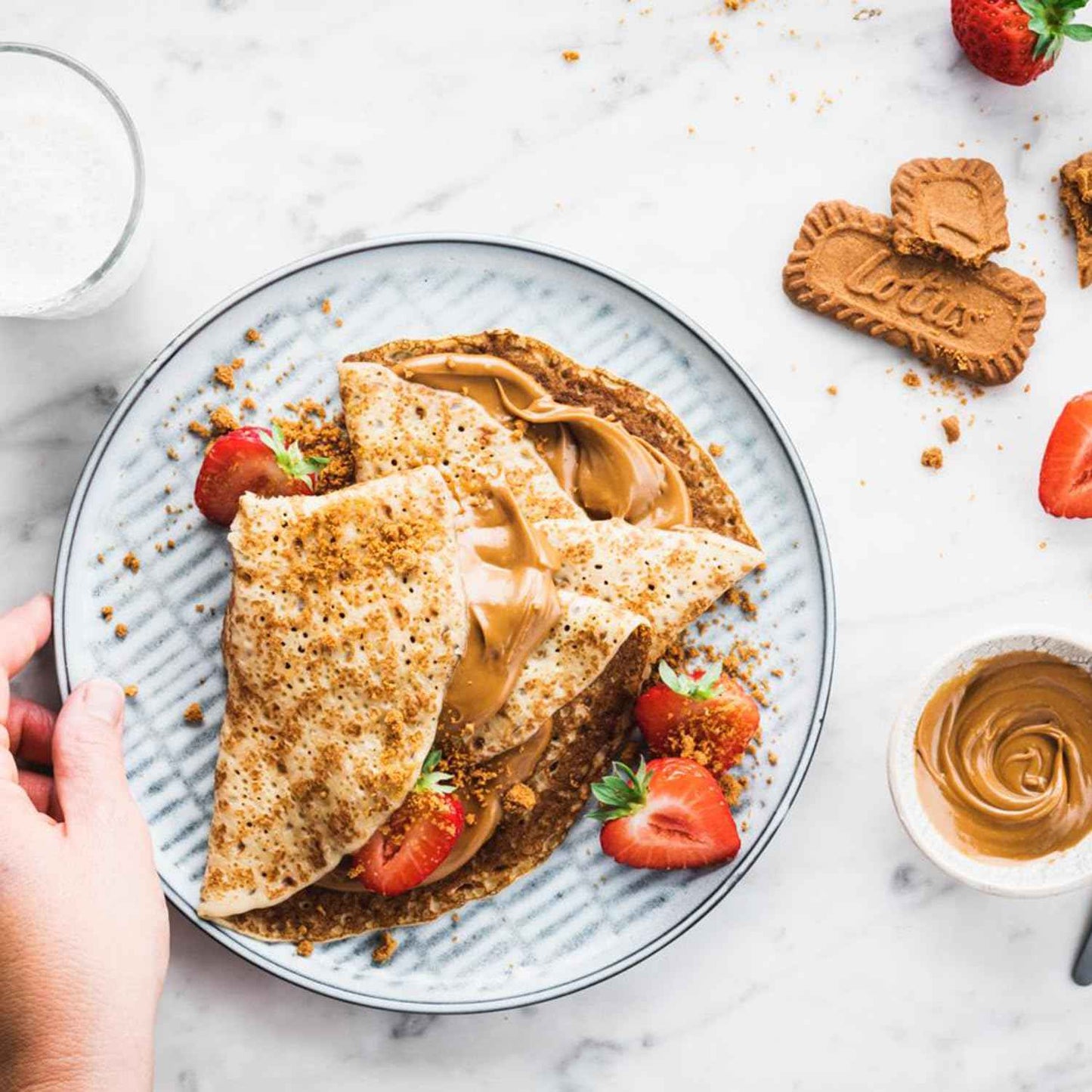 Lotus Biscoff Cookie Butter Spread – Nut-Free School Lunchbox Spread for Kids, Creamy Vegan 25.4oz