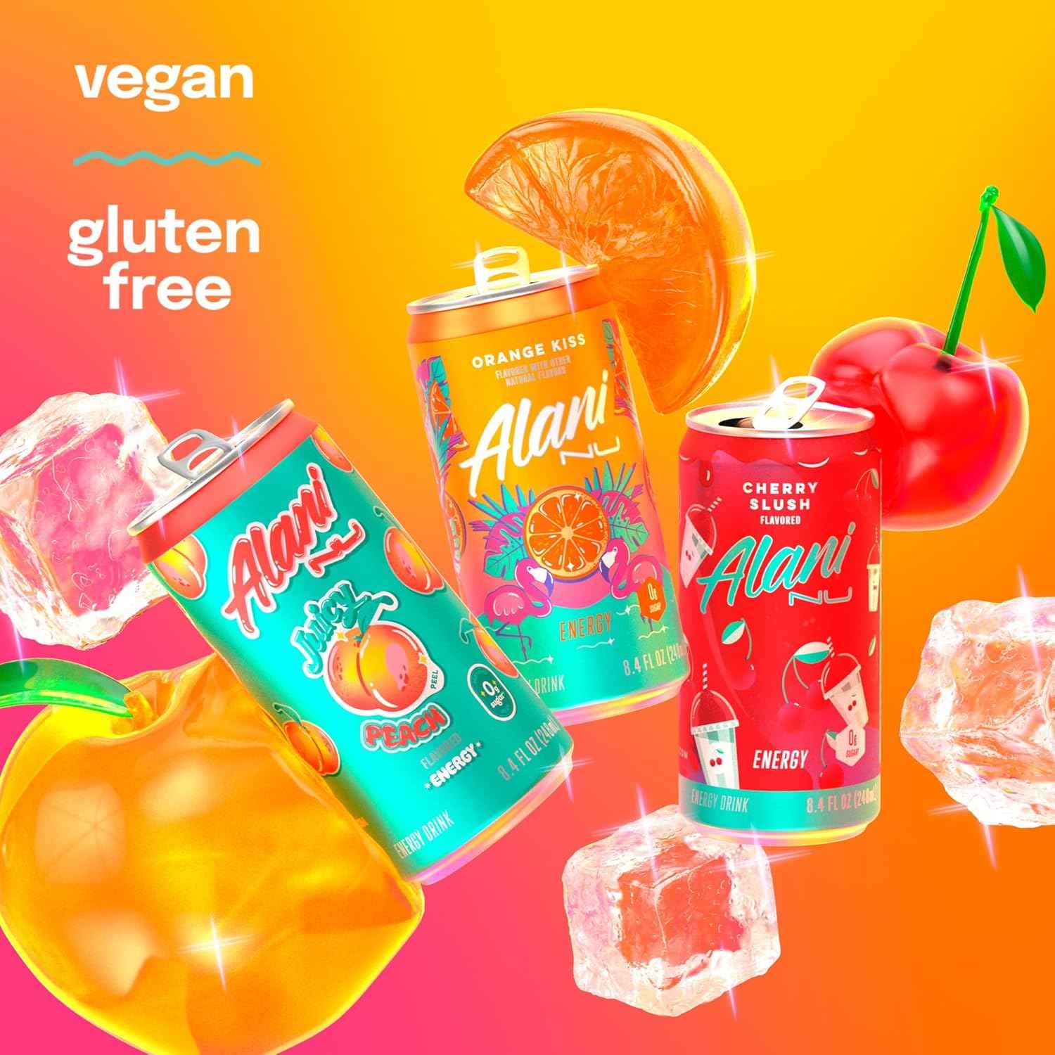 Alani Nu Variety Pack Mini Energy Drinks – Cute Birthday Gift for Her, Stocking Stuffer for Gym Girlfriends