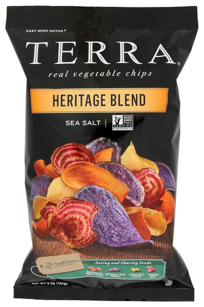 Terra Heritage Blend Chips – Real Veggie Snack for Kids' School Lunch Boxes