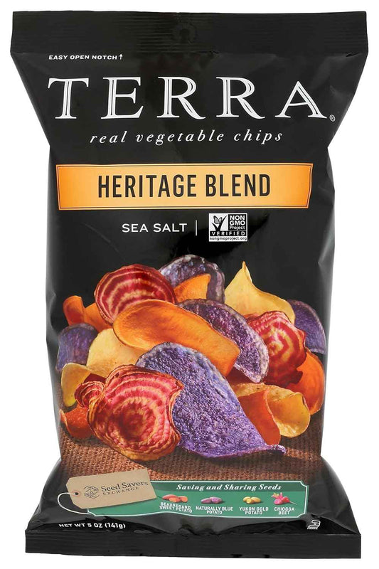 Terra Heritage Blend Chips – Real Veggie Snack for Kids' School Lunch Boxes
