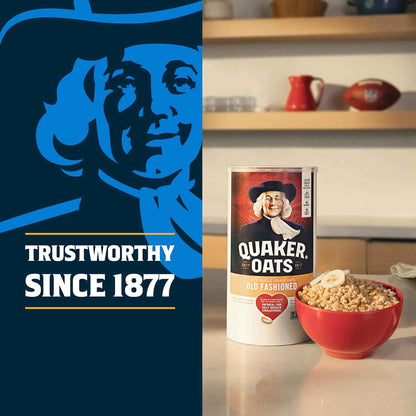 Quaker Quick 1-Minute Oatmeal – Family Breakfast Table Staple for Kid-Friendly Morning Bowls