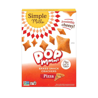 Simple Mills Pop Mmms Variety Crackers – Clean-Label Pantry Staple for Gluten-Free and Grain-Free Diets, Non-GMO