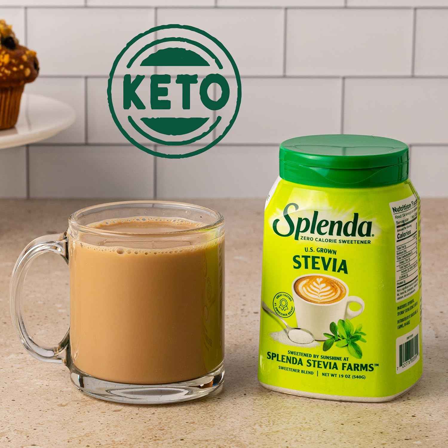 SPLENDA Stevia Zero Calorie Sweetener – Thoughtful Gift for Keto Friends Starting a New Lifestyle