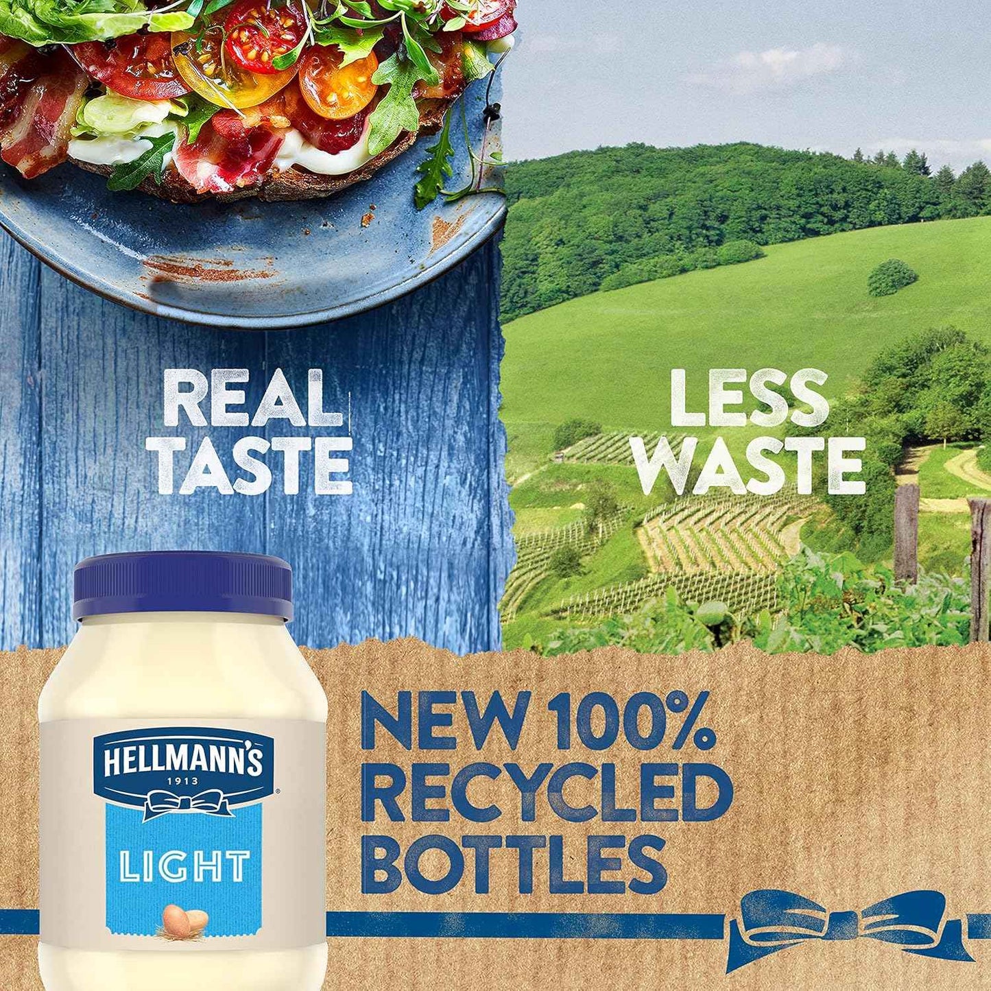 Hellmann's Light Mayonnaise – Creamy Base for Picnic Potato Salads, Backyard Cookouts, and Potluck Sides