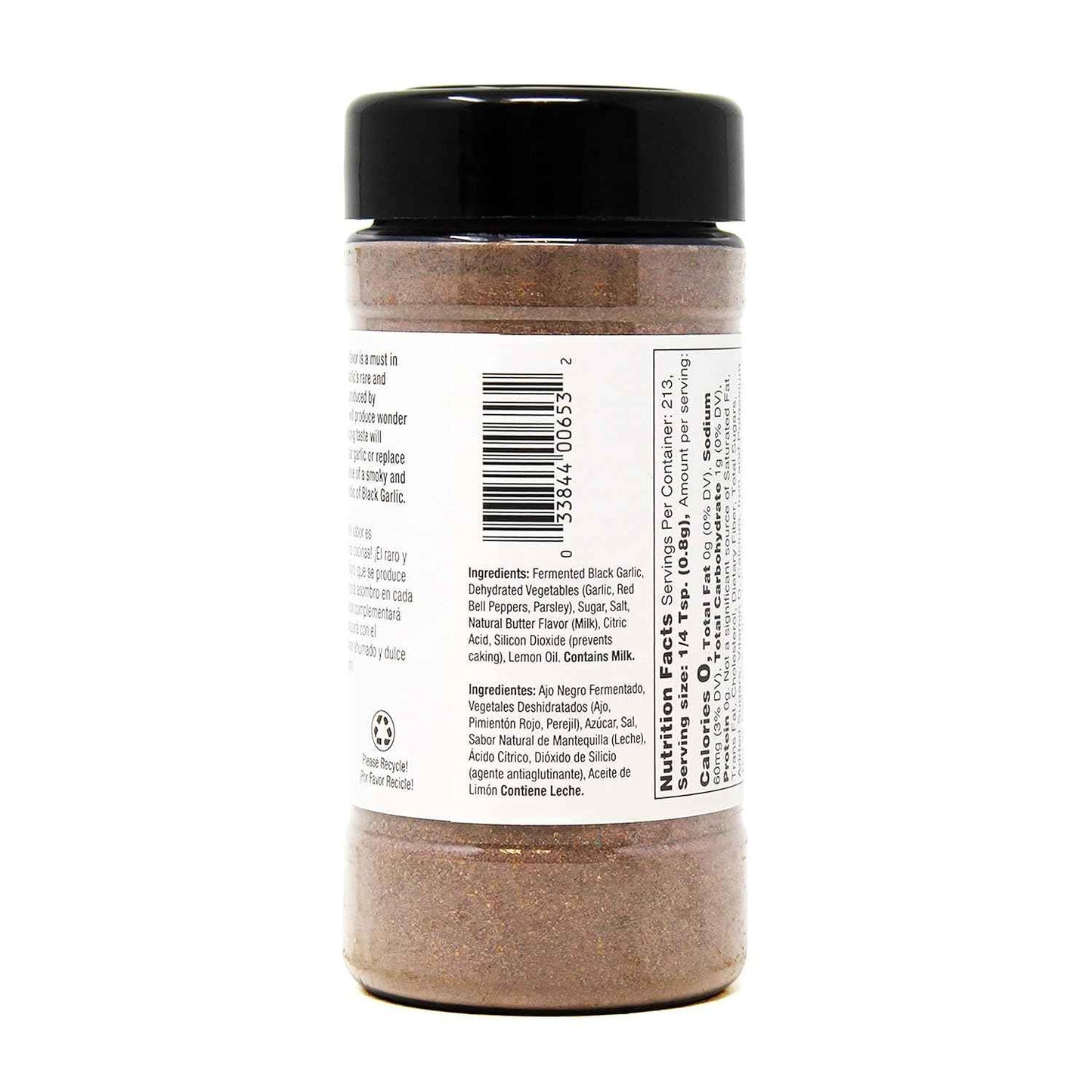 Badia Black Garlic Seasoning, 6 oz – Grilling & BBQ Rub for Steaks, Chicken & Smoked Meats Outdoors