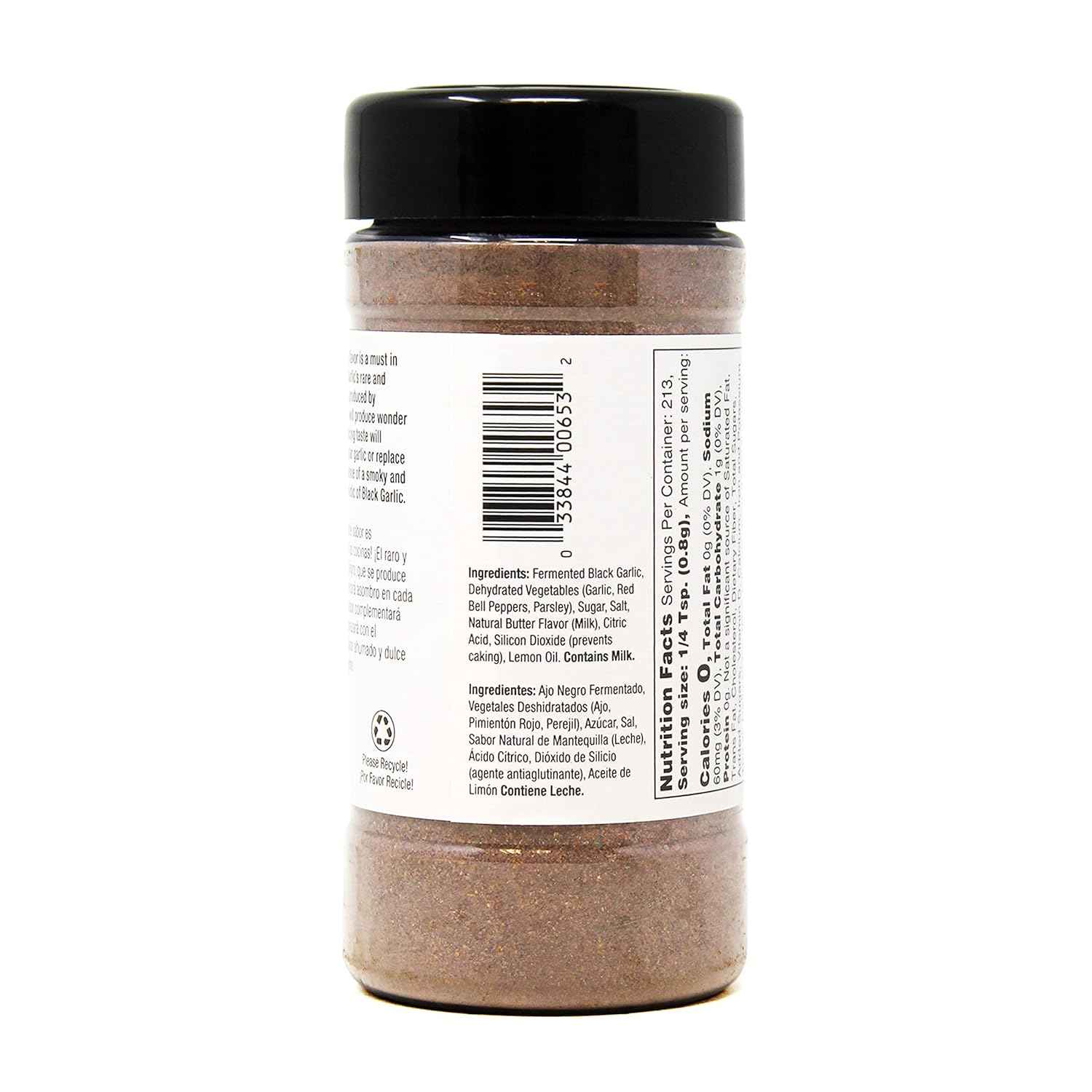 Badia Black Garlic Seasoning, 6 oz – Grilling & BBQ Rub for Steaks, Chicken & Smoked Meats Outdoors