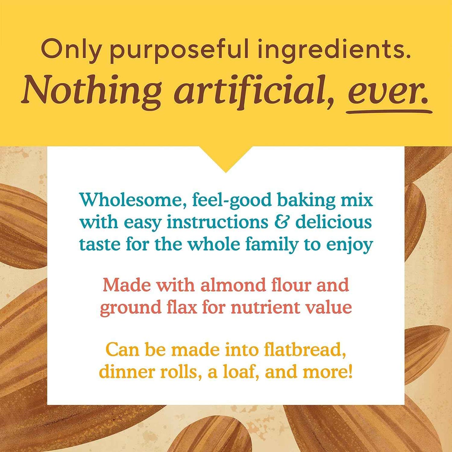 Simple Mills Almond Flour Baking Mix – Allergy Free Bread Mix for School Lunchbox and Birthday Cake