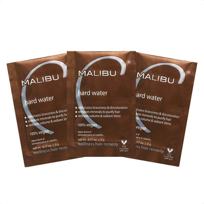 Malibu C Hard Water Wellness Remedy – Single-Use Powder Packets for an Uncluttered Shower Routine
