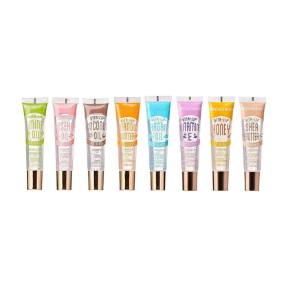 Ruby Kisses Broadway Vita-Lip Clear Lip Gloss – Affordable Birthday Gift for Her, Hydrating High-Shine 10 Pack with Vitamin-Infused Formula