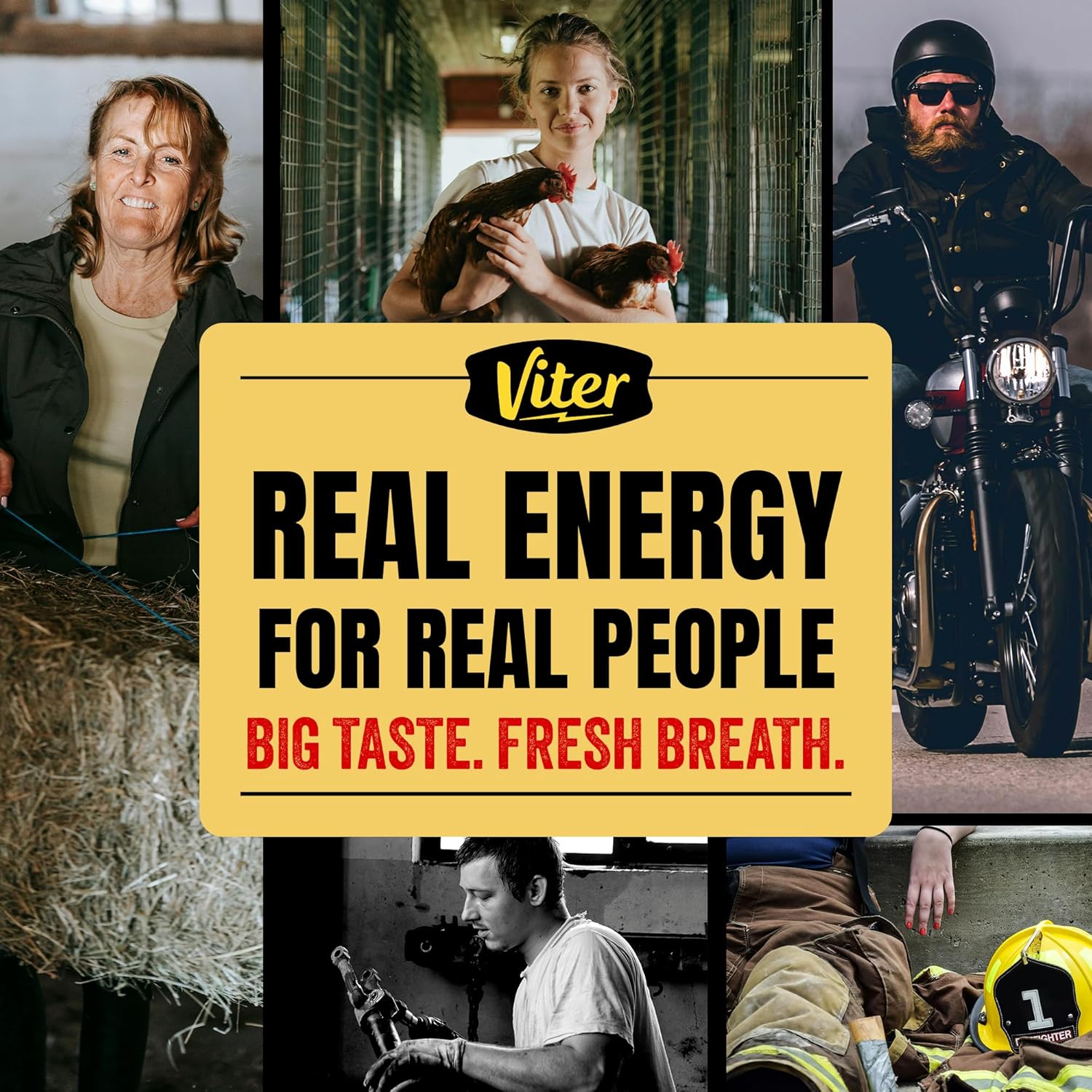 Viter Energy Caffeine Peppermint Chews – Spill-Free Energy for Long Drives, Flights, and Road Trips