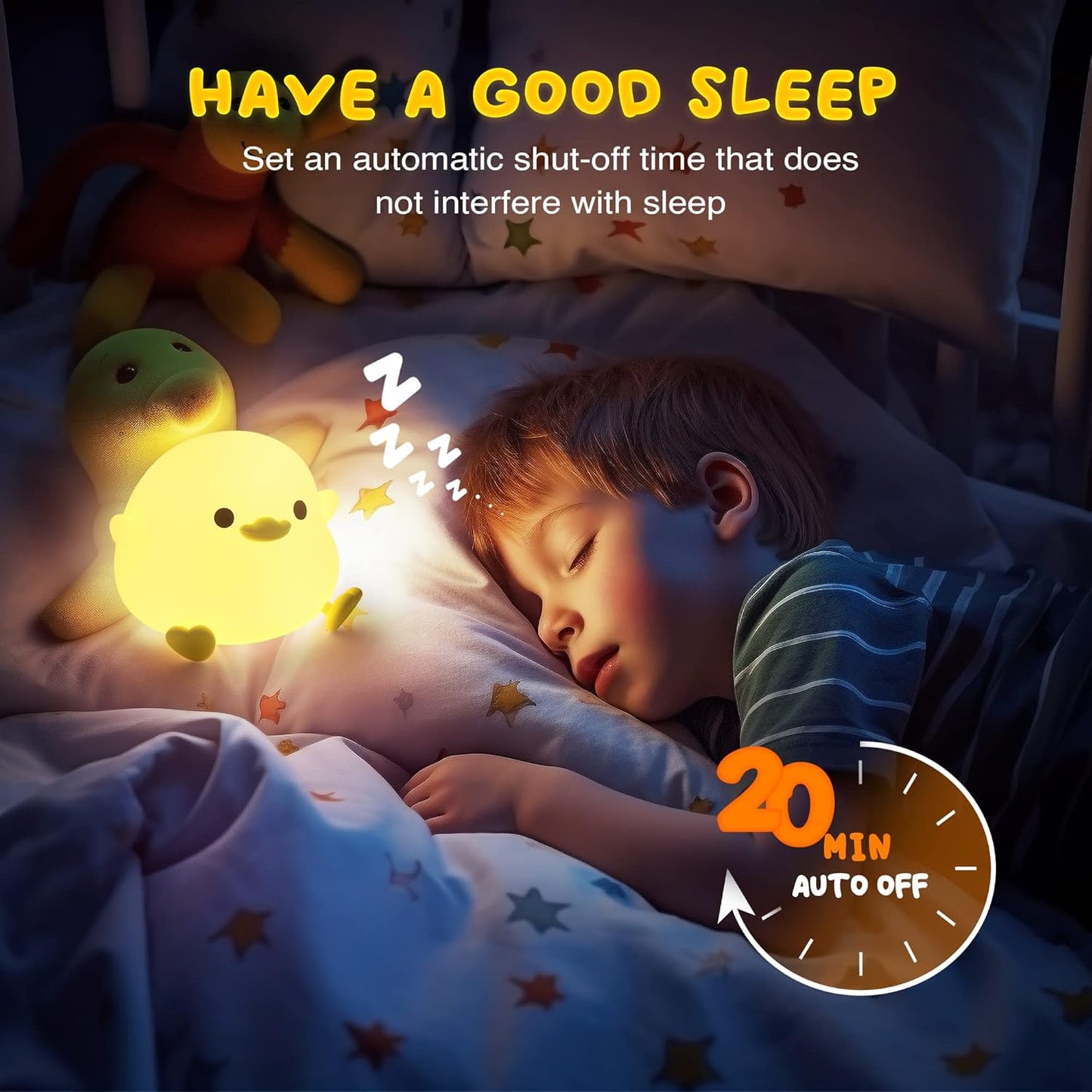 warm white led light source with matte silicone shade for soft, eye-friendly glow
