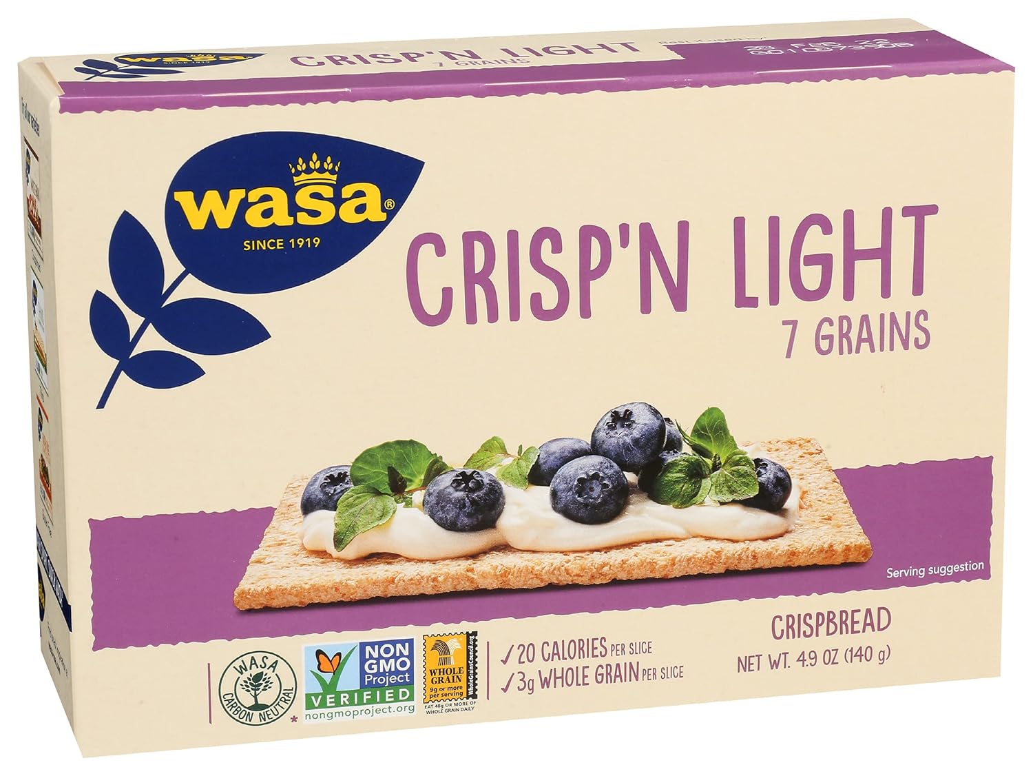 Wasa Crispbread – Lunchbox Pack Crispbread for Kids, Crunchy Snack That Stays Fresh All Day