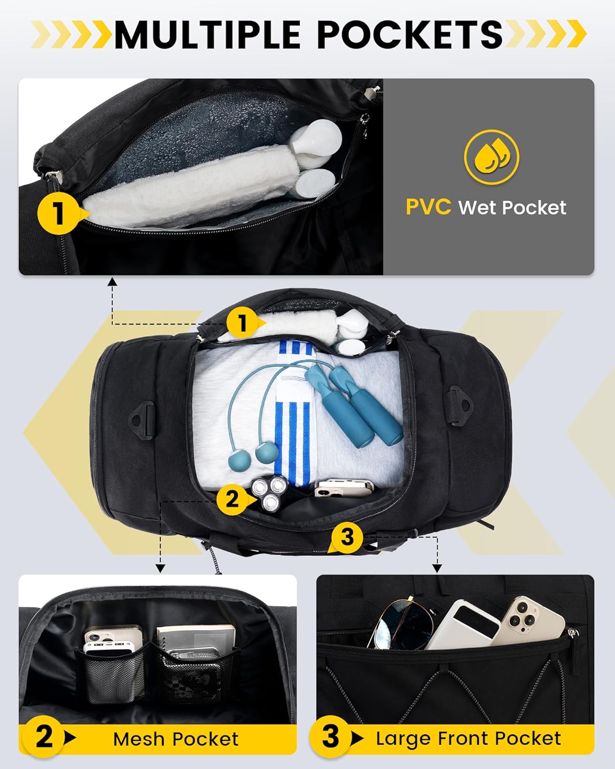water-resistant polyester shell