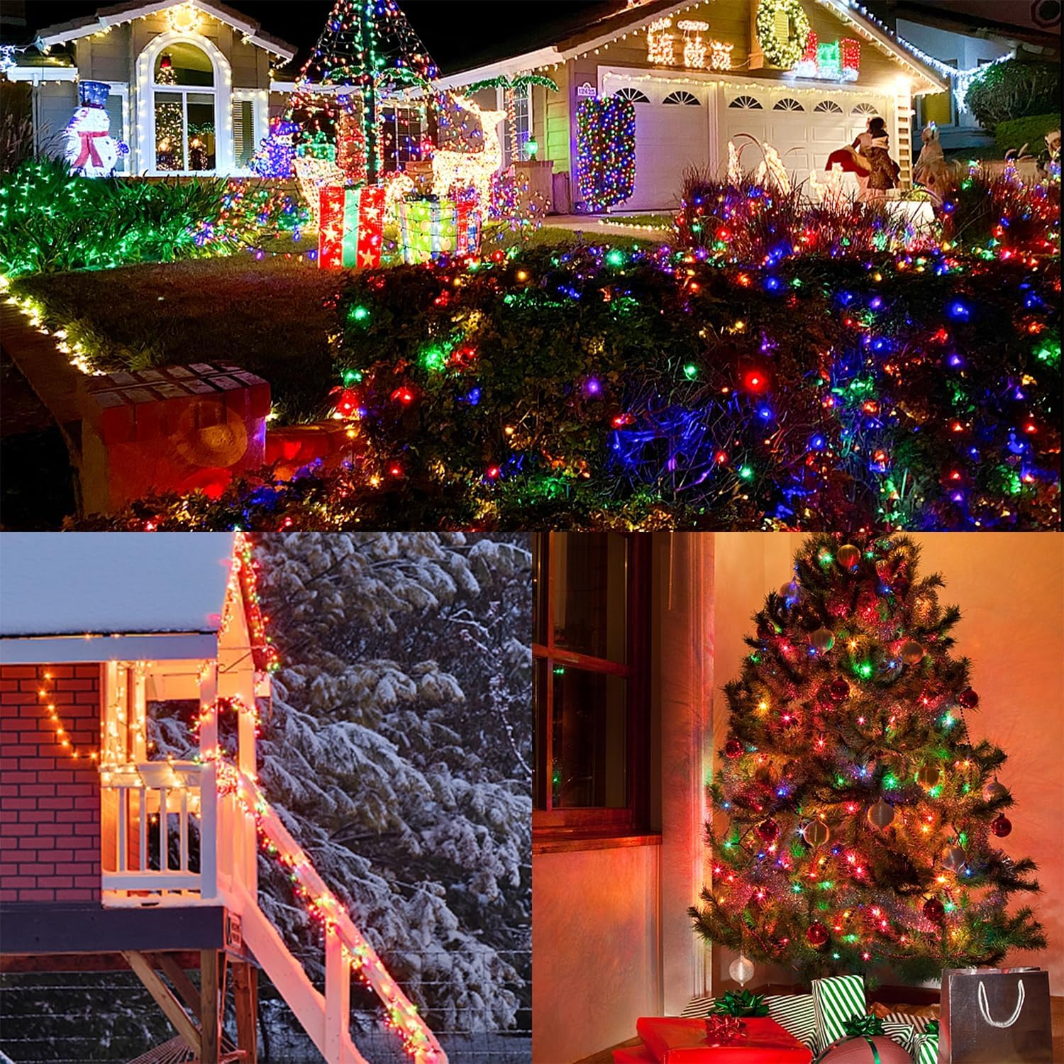WATERGLIDE 1000 LED Outdoor String Lights 328ft – Waterproof Patio, Pergola & Garden Decor with 8 Modes