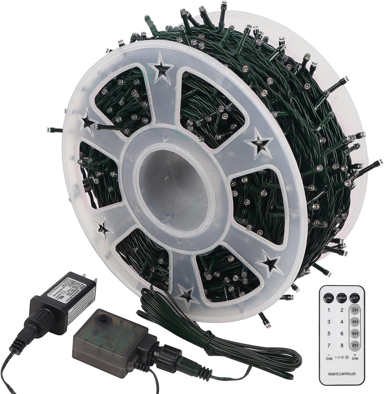 WATERGLIDE 1000 LED Outdoor String Lights 328ft – Waterproof Patio, Pergola & Garden Decor with 8 Modes