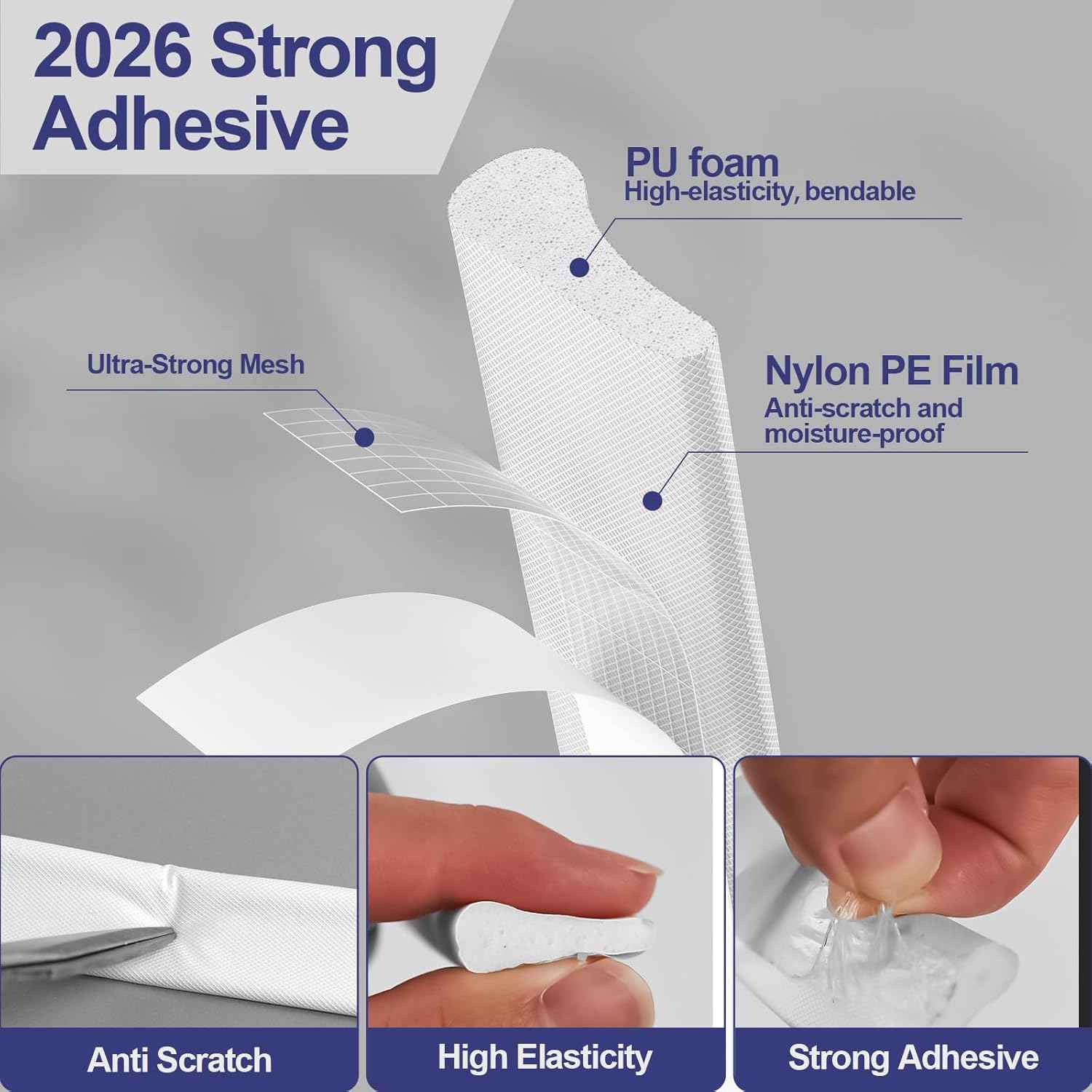 Nisorlin Weather Stripping Door Seal Strip – Clean-Line Window Sealer for Uncluttered, Intentional Spaces