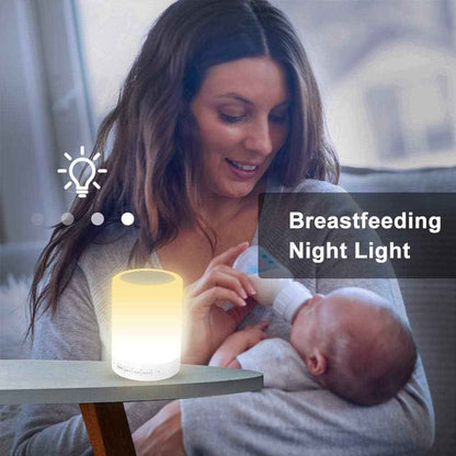 Elecstars 3-in-1 Night Light Bluetooth Speaker - Unique Housewarming Gift for Men and Women, Waterproof LED Lamp with Speakerphone for Patio and Bedroom