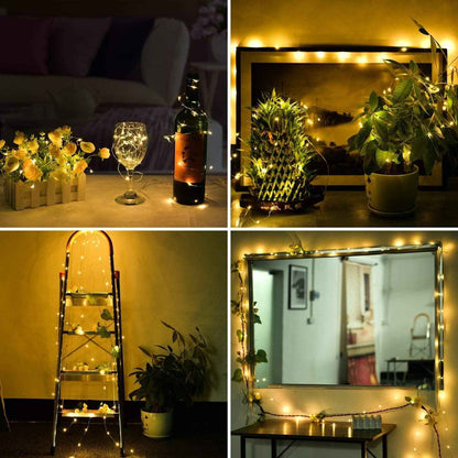ANJAYLIA LED Fairy String Lights – Child Safe Nursery and Playroom Night Light, Cool to the Touch