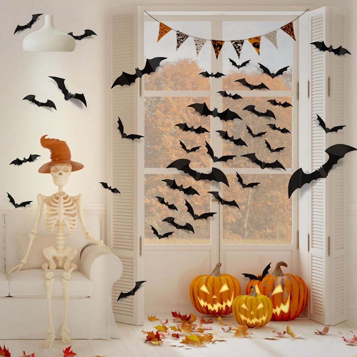 waterproof, powder-coated finish that supports reuse across multiple halloween seasons