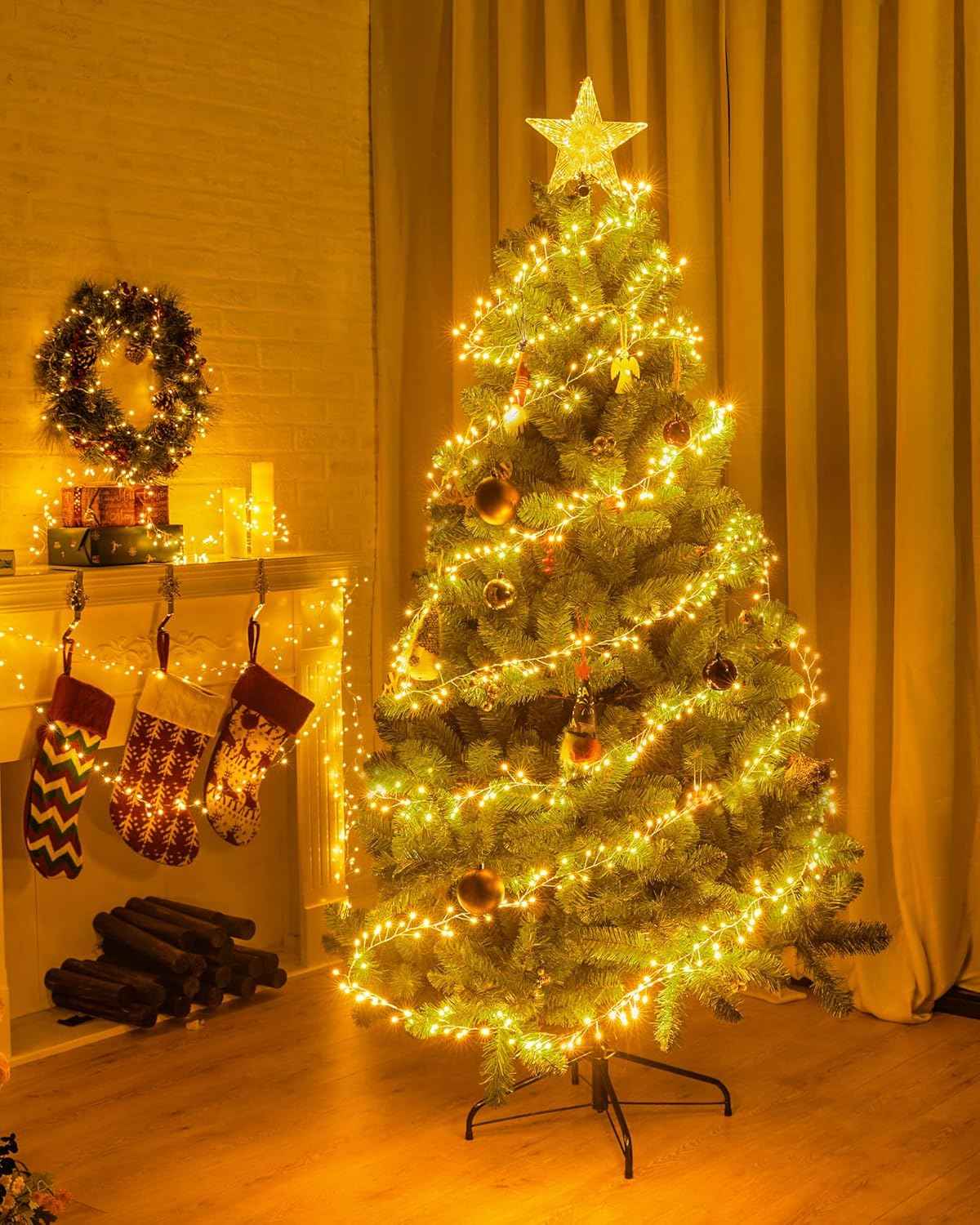 Luminoak Cool Touch Fairy Lights – Smokeless 0.03W LED String Lights Safe Around Curtains, Dried Flowers and Sleeping Kids