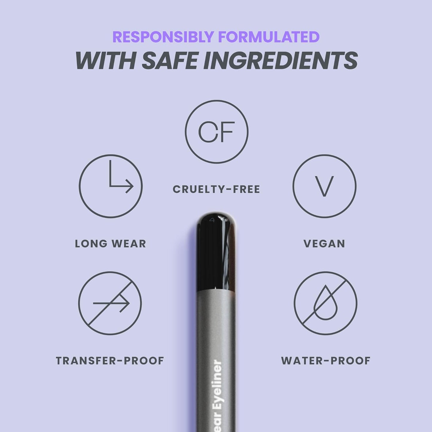 waterproof, transfer-proof, budge-proof, and smudge-proof performance