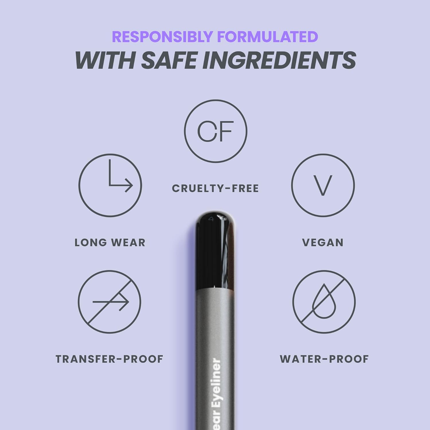 waterproof, transfer-proof, budge-proof, and smudge-proof performance