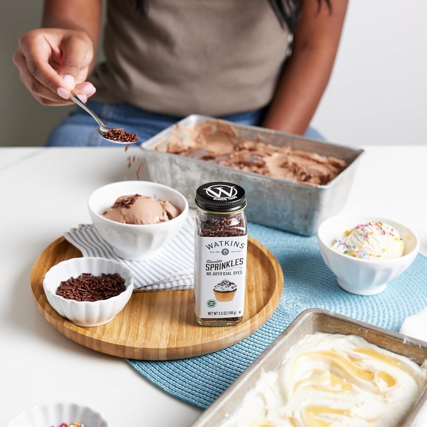 Watkins Chocolate Decorating Sprinkles – Thoughtful Hostess Gift for the Home Baker