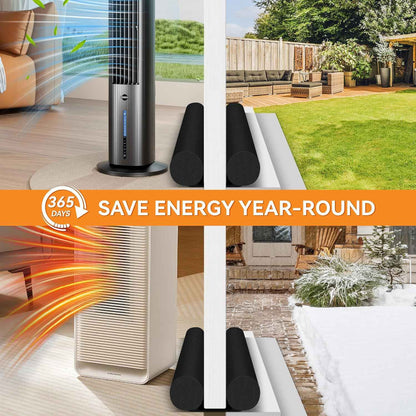 Holikme Under Door Draft Stopper – Home Office Door Seal for Fewer Distractions During Deep Work