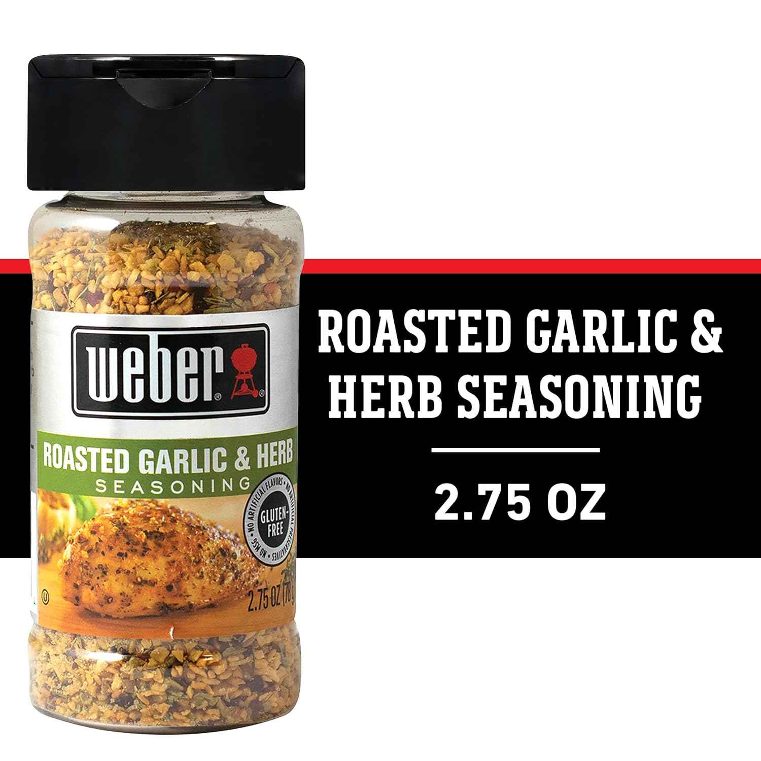 Weber Roasted Garlic & Herb Seasoning – Quick Flavor Boost for Efficient Weeknight Dinner Prep