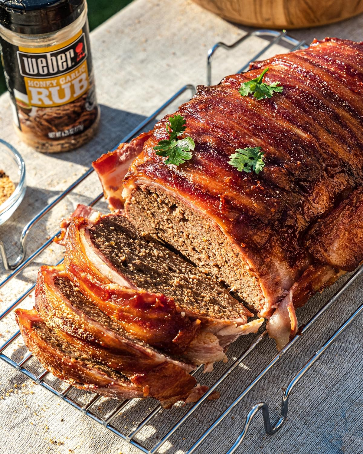 Weber Honey Garlic Rub – Gluten-Free Certified Seasoning for Special-Diet Meal Prep & Clean Eating