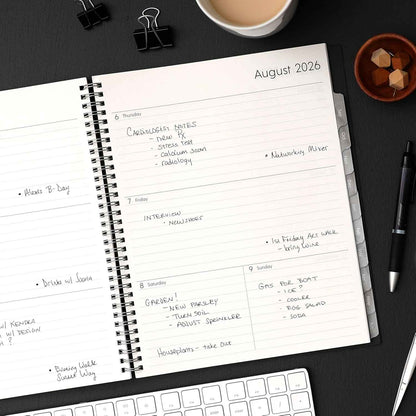 Blue Sky 2026-2027 Weekly & Monthly Planner, Family-Friendly Back-to-School Supply for Middle School and High School Teens