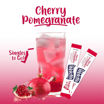 Welch's Singles To Go Water Drink Mix - Travel Ready Powder Sticks for Carry On Bags and Road Trip Hydration