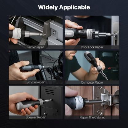 Wesdut 13-in-1 Ratchet Screwdriver – Faster Furniture Assembly for the Home Office Setup